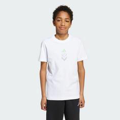 Rückansicht von adidas F50 Graphic Kids T-Shirt Funktionsshirt Kinder White