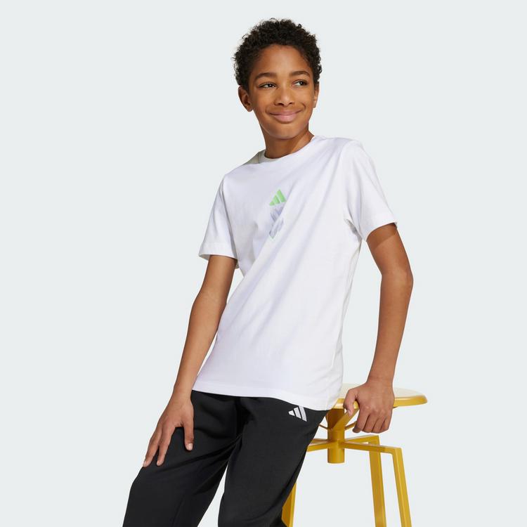 adidas adidas F50 Graphic Kids T-Shirt Funktionsshirt Kinder - White - 1 | SportScheck