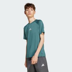 Rückansicht von adidas All Sports Favorite Kids T-Shirt T-Shirt Kinder Aurora Ivy / Powder Teal / Reflective Silver
