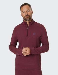Rückansicht von JOY sportswear ARMIN Sweatshirt Herren redwood