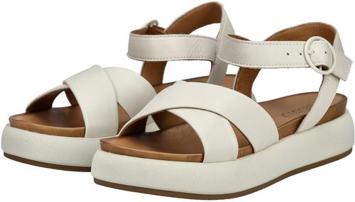 Rückansicht von Inuovo Sandalen Sandalen Damen Crema