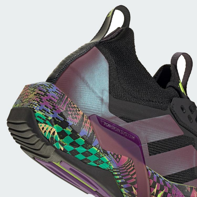 adidas adidas adidas x Jeremy Scott Rapidmove Adv&nbsp;2 Fitnessschuhe Herren - Core Black / Aurora Met. / Acid Yellow - 7 | SportScheck