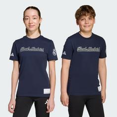 Rückansicht von adidas Real Madrid US Pack Kids T-Shirt Fanshirt Kinder Legend Ink / White