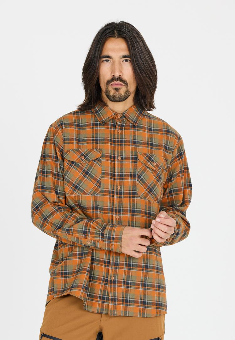 Whistler Whistler Bargo Langarmhemd Herren - 5264 Pumpkin Spice - 1 | SportScheck