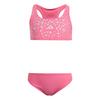 adidas Glitzer Bikini Set f&uuml;r Kinder Bikini Hose Kinder - Pink Fusion
