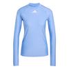 adidas Lang&auml;rmeliger Rashguard UV-Shirt Damen - Blue Fusion / White