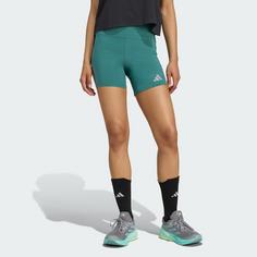 Rückansicht von adidas Adi365 Running CLIMACOOL+ kurze Leggings Lauftights Damen Preloved Teal