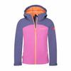 Trollkids Kristiansand XT Softshelljacke Kinder - violettblau-malve rosa-papaya