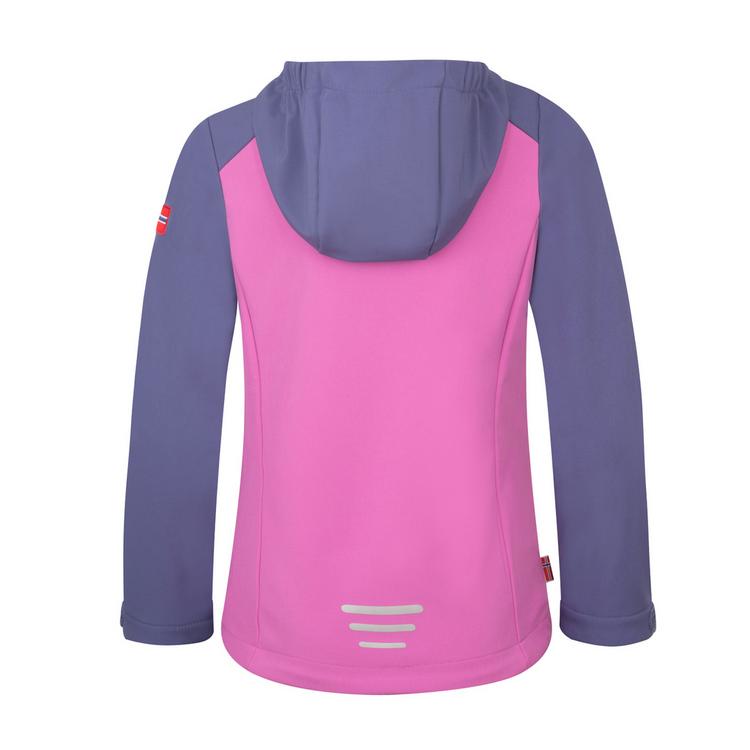 Trollkids Trollkids Kristiansand XT Softshelljacke Kinder - violettblau-malve rosa-papaya - 0 | SportScheck