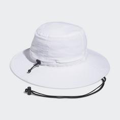 Rückansicht von adidas Wide-Brim Hut Hut Herren White