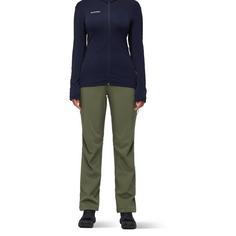 Rückansicht von Mammut Runbold Winter Softshellhose Damen dark marsh