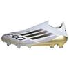 adidas F50 Elite Laceless FG Fu&szlig;ballschuh Fu&szlig;ballschuhe - Cloud White / Core Black / Gold Metallic