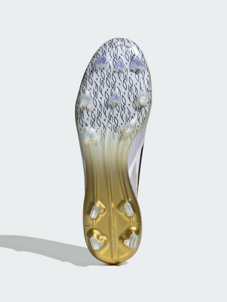 adidas adidas F50 Elite Laceless FG Fu&szlig;ballschuh Fu&szlig;ballschuhe - Cloud White / Core Black / Gold Metallic - 1 | SportScheck