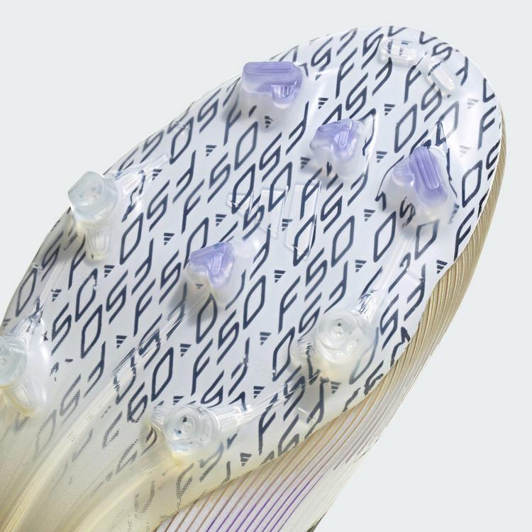 adidas adidas F50 Elite Laceless FG Fu&szlig;ballschuh Fu&szlig;ballschuhe - Cloud White / Core Black / Gold Metallic - 6 | SportScheck