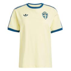 adidas Schweden T-Shirt Fanshirt Damen Pearl Citrine