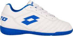 Lotto Milano 700 Fußballschuhe Kinder 1X5 All White/Pacific Blue