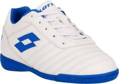 Rückansicht von Lotto Milano 700 Fußballschuhe Kinder 1X5 All White/Pacific Blue