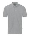 JAKO Organic Poloshirt Stretch Poloshirt Herren - grauweiss