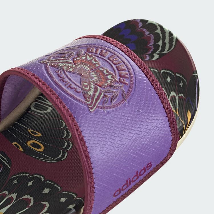 adidas adidas Adilette Comfort Badeschlappen Badelatschen Damen - Purple / Warm Vanilla / Warm Vanilla - 7 | SportScheck