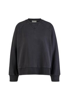 Cleptomanicx Ligull Sweatshirt Damen Blue Graphite