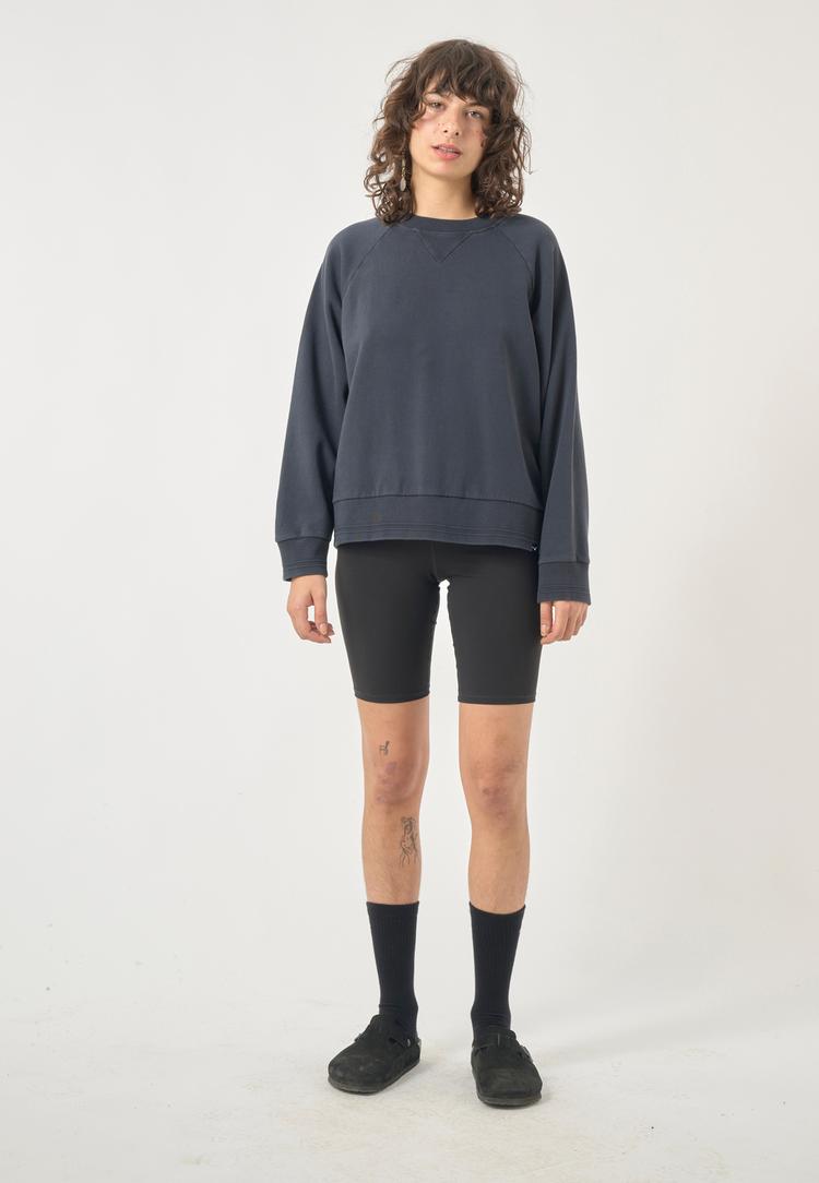 Cleptomanicx Cleptomanicx Ligull Sweatshirt Damen - Blue Graphite - 0 | SportScheck