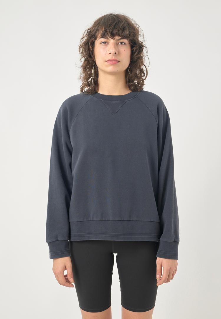 Cleptomanicx Cleptomanicx Ligull Sweatshirt Damen - Blue Graphite - 1 | SportScheck