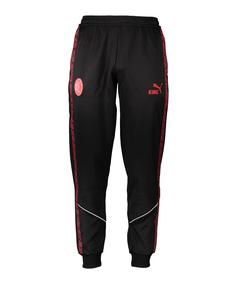 PUMA AC Mailand KING Anthem Hose Trainingshose Herren schwarzrot