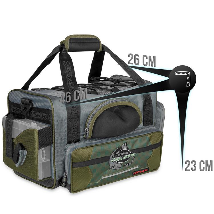 normani Fishing Sports normani Fishing Sports &bdquo;Cartagena&ldquo; - Large Sporttasche Herren - Oliv - 4 | SportScheck