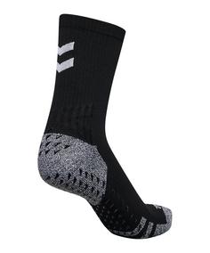 Rückansicht von hummel Pro Grip Socken Laufsocken schwarzweiss
