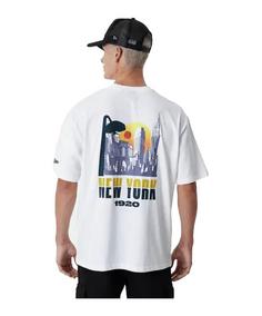 Rückansicht von New Era New York City Oversized T-Shirt T-Shirt Herren weiss