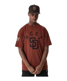 New Era MLB San Diego P. Oversized T-Shirt T-Shirt Herren braun