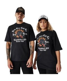 New Era Branded New York Graphic T-Shirt T-Shirt Herren schwarzweiss