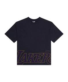 New Era NBA Los Angeles Lakers Oversized T-Shirt T-Shirt Herren schwarz