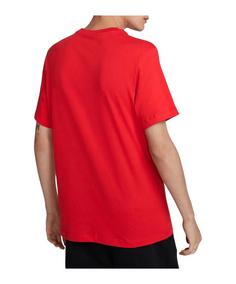 Rückansicht von Nike Snow Cone Air T-Shirt T-Shirt Herren rot