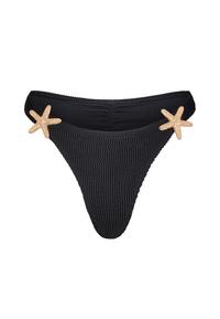 Moda Minx Starfish Scrunch Bikini Hose Damen - Black