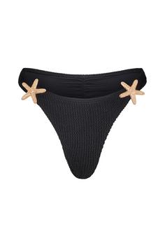 Moda Minx Starfish Scrunch Bikini Hose Damen Black