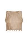 Moda Minx Gold Shells Bikini Oberteil Damen - Stone