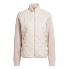 adidas Ultimate365 Quilted Full-Zip Jacke Trainingsjacke Damen Wonder Taupe