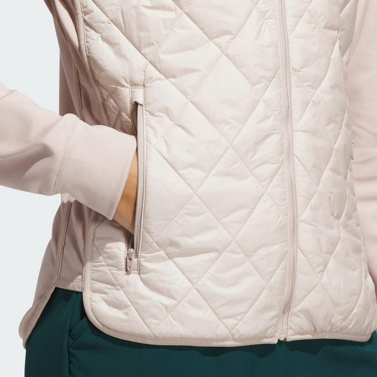 adidas adidas Ultimate365 Quilted Full-Zip Jacke Trainingsjacke Damen - Wonder Taupe - 0 | SportScheck