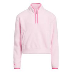 adidas Performance Polarfleece Quarter-Zip Kids Funktionssweatshirt Kinder Clear Pink