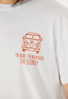 Rückansicht von Whistler Tergo Printshirt Herren 1002 White