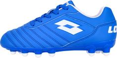 Lotto Stadio 700 AGM JR Fußballschuhe Kinder 7JV Pacific Blue/All White