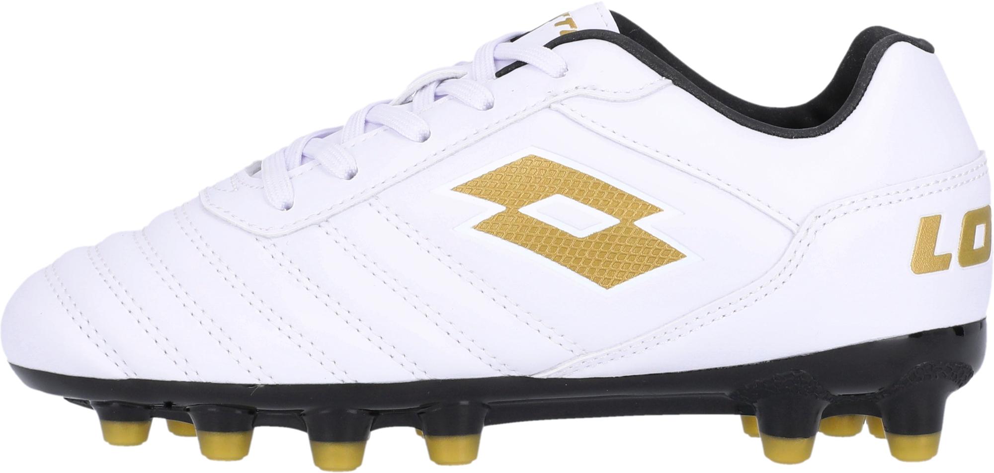 Lotto Stadio 700 AGM JR Fu&szlig;ballschuhe Kinder - 6WX All White/Light Platino