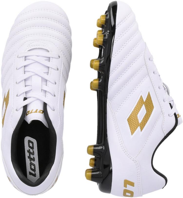 Lotto Lotto Stadio 700 AGM JR Fu&szlig;ballschuhe Kinder - 6WX All White/Light Platino - 2 | SportScheck