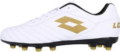 Lotto Stadio 700 AGM Fußballschuhe 6WX All White/Light Platino