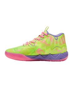 Rückansicht von PUMA MB.01 Inverse Toxic Hallenschuhe Herren lila