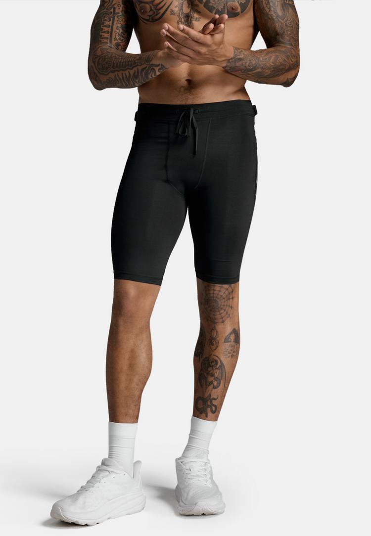 2XU 2XU Aero Mesh Compression Shorts Funktionsshorts Herren - black-silver reflective - 0 | SportScheck