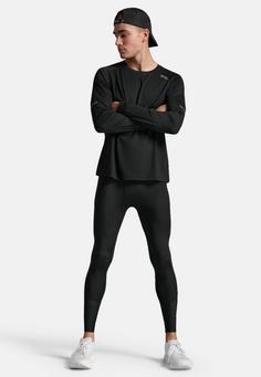 Rückansicht von 2XU Aero Mesh Compression Tights Tights Herren black-silver reflective