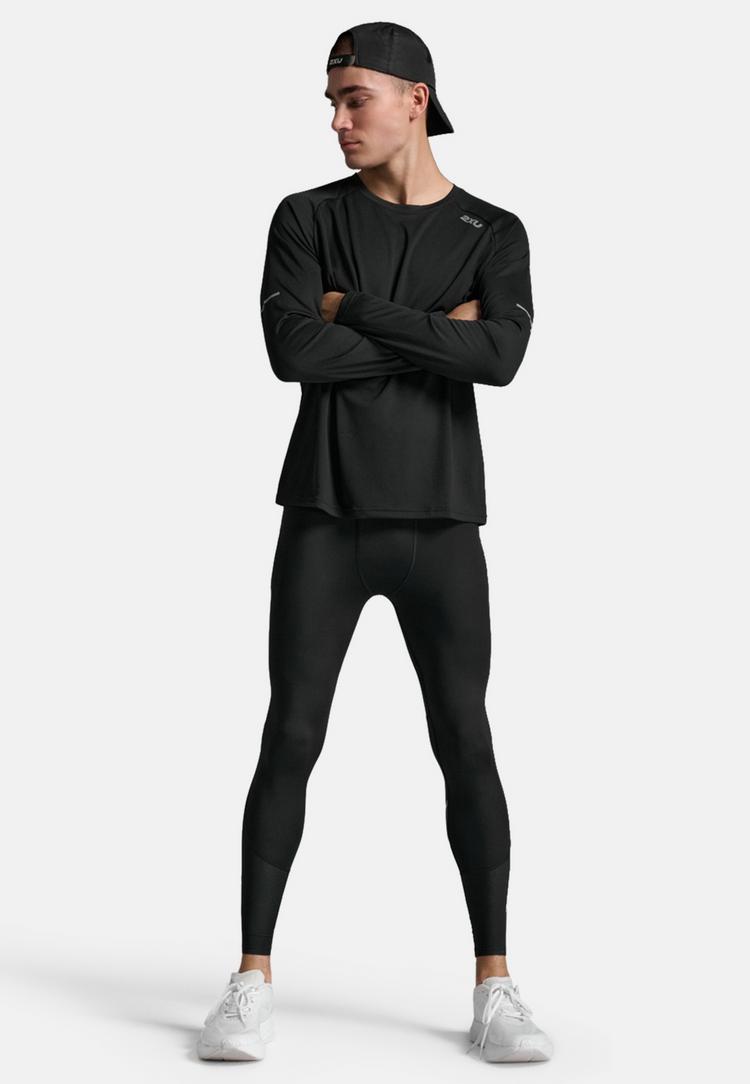 2XU 2XU Aero Mesh Compression Tights Tights Herren - black-silver reflective - 0 | SportScheck