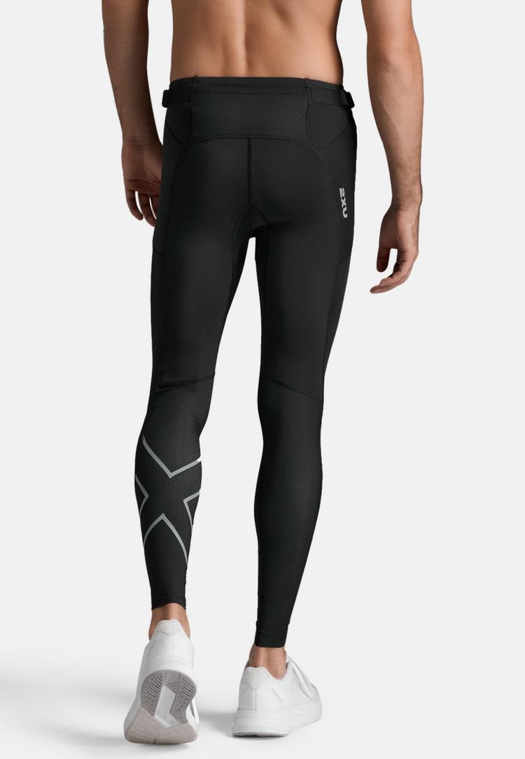 2XU 2XU Aero Mesh Compression Tights Tights Herren - black-silver reflective - 2 | SportScheck